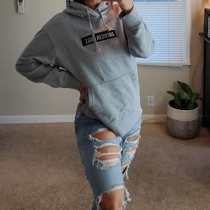 American Eagle Grey Large Sweatshirt 